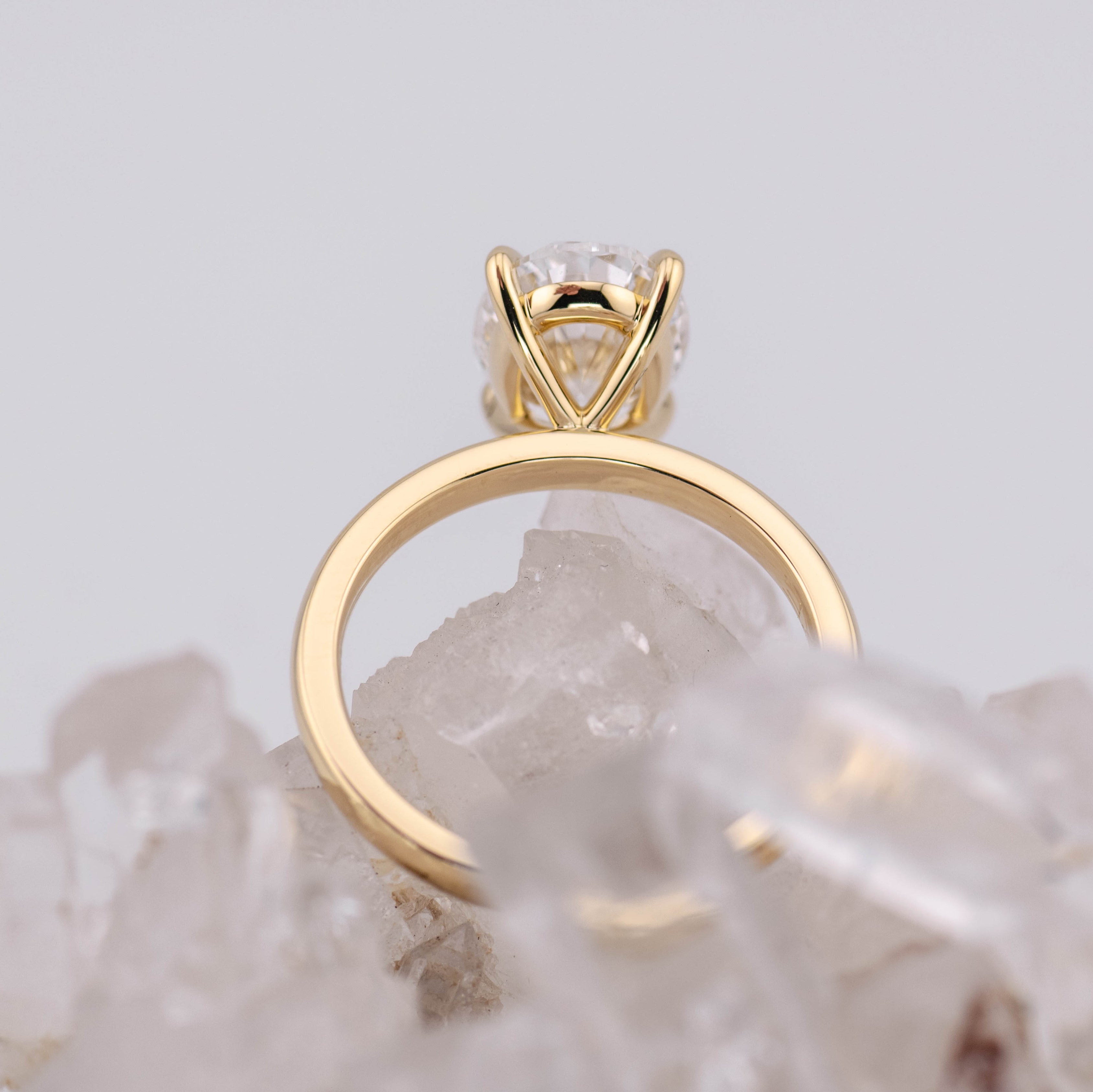 Kate 3.0 – 4 Claw 3ct Oval Solitaire (Made to Order) D Colour VVS2 Custom Listing