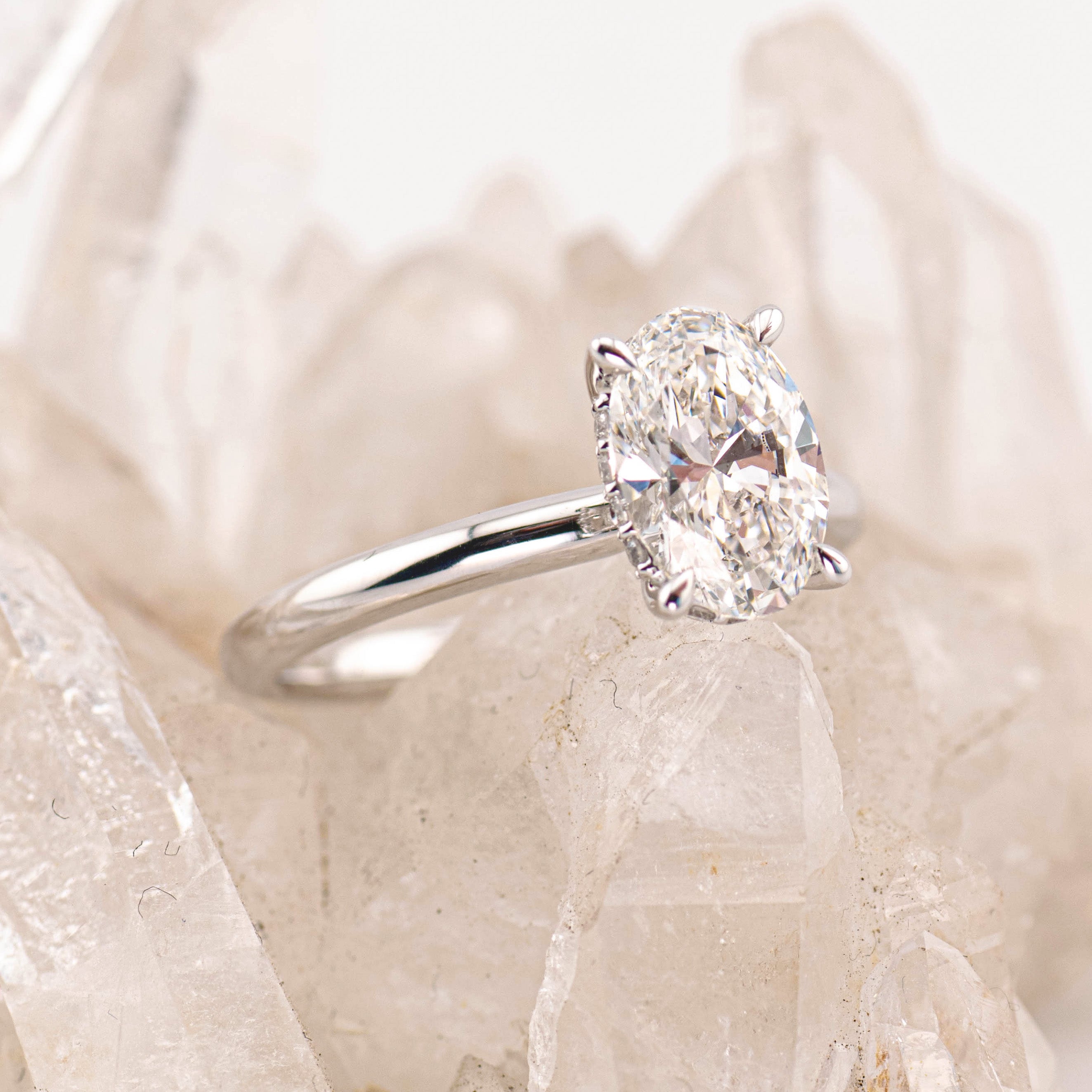 Edith 2ct Oval Solitaire - Made to order