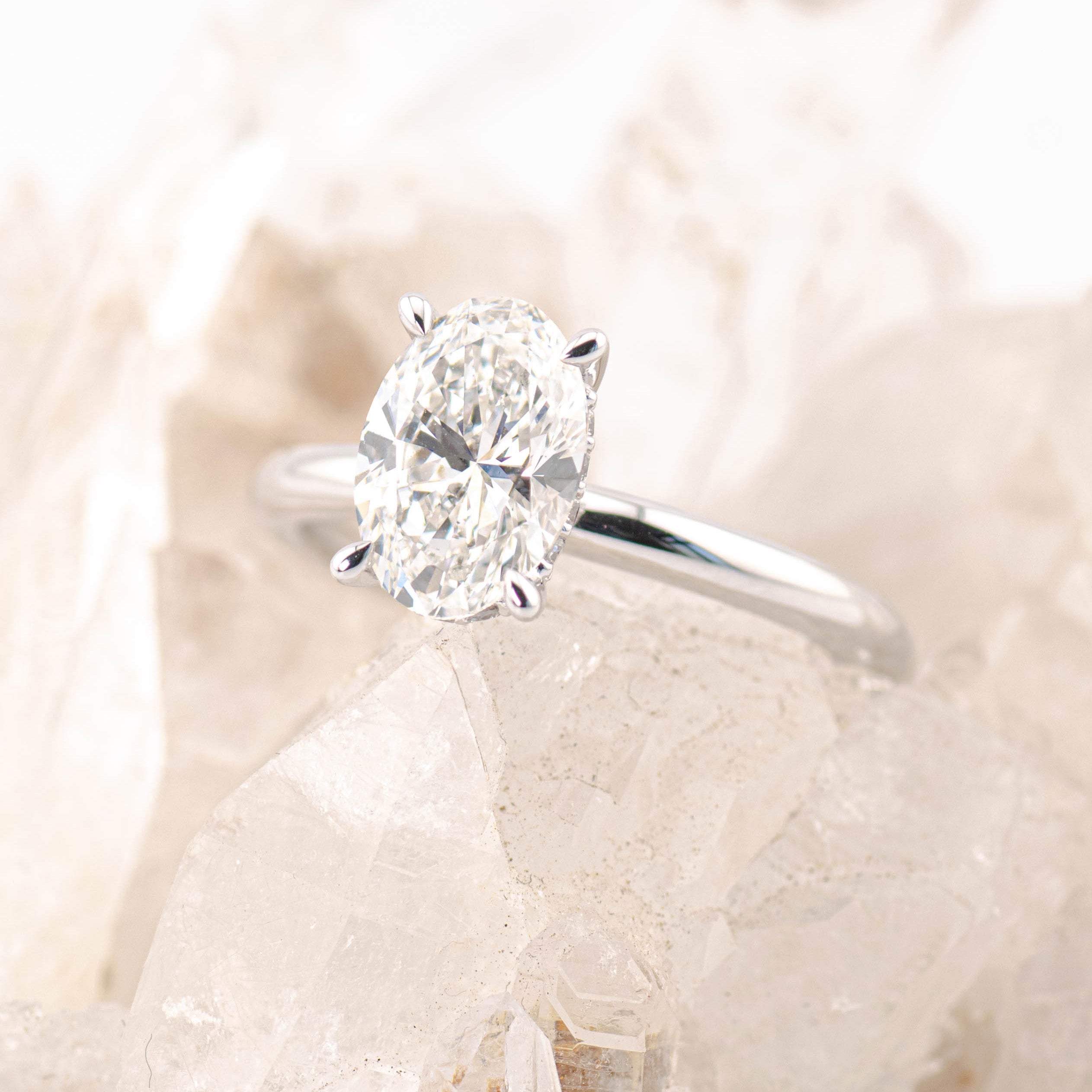 Edith 2ct Oval Solitaire - Made to order