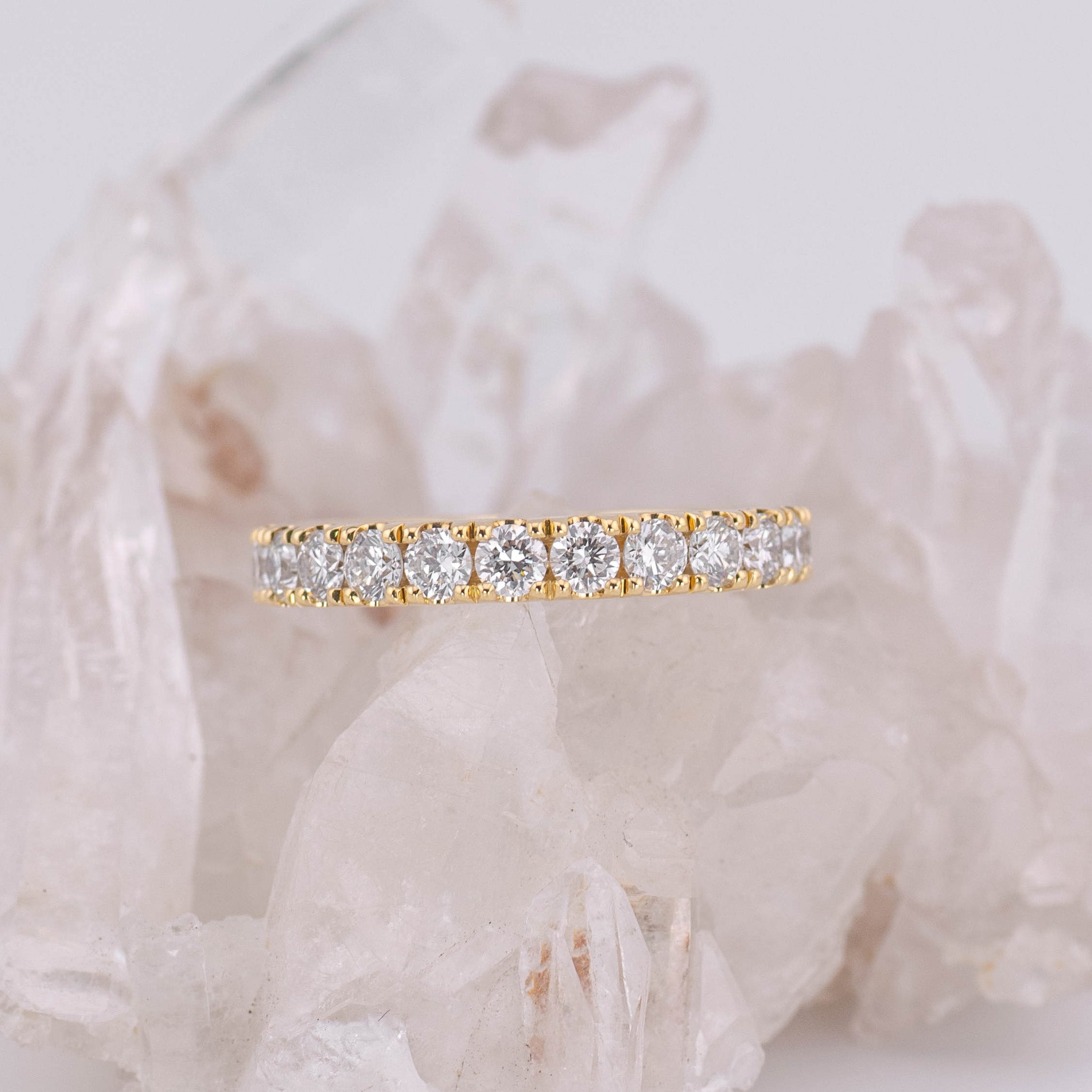 Lucy 3/4 Wedding/Eternity Band (Made to Order)