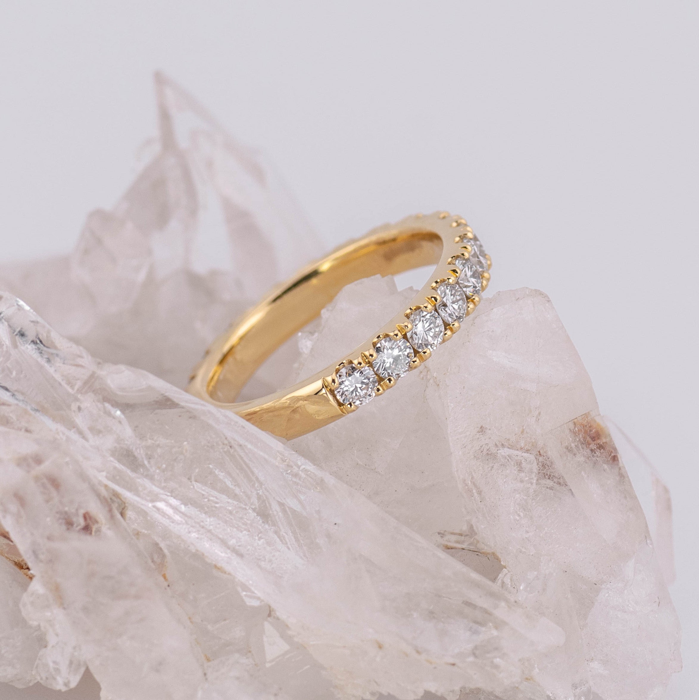 Lucy 3/4 Wedding/Eternity Band (Made to Order)