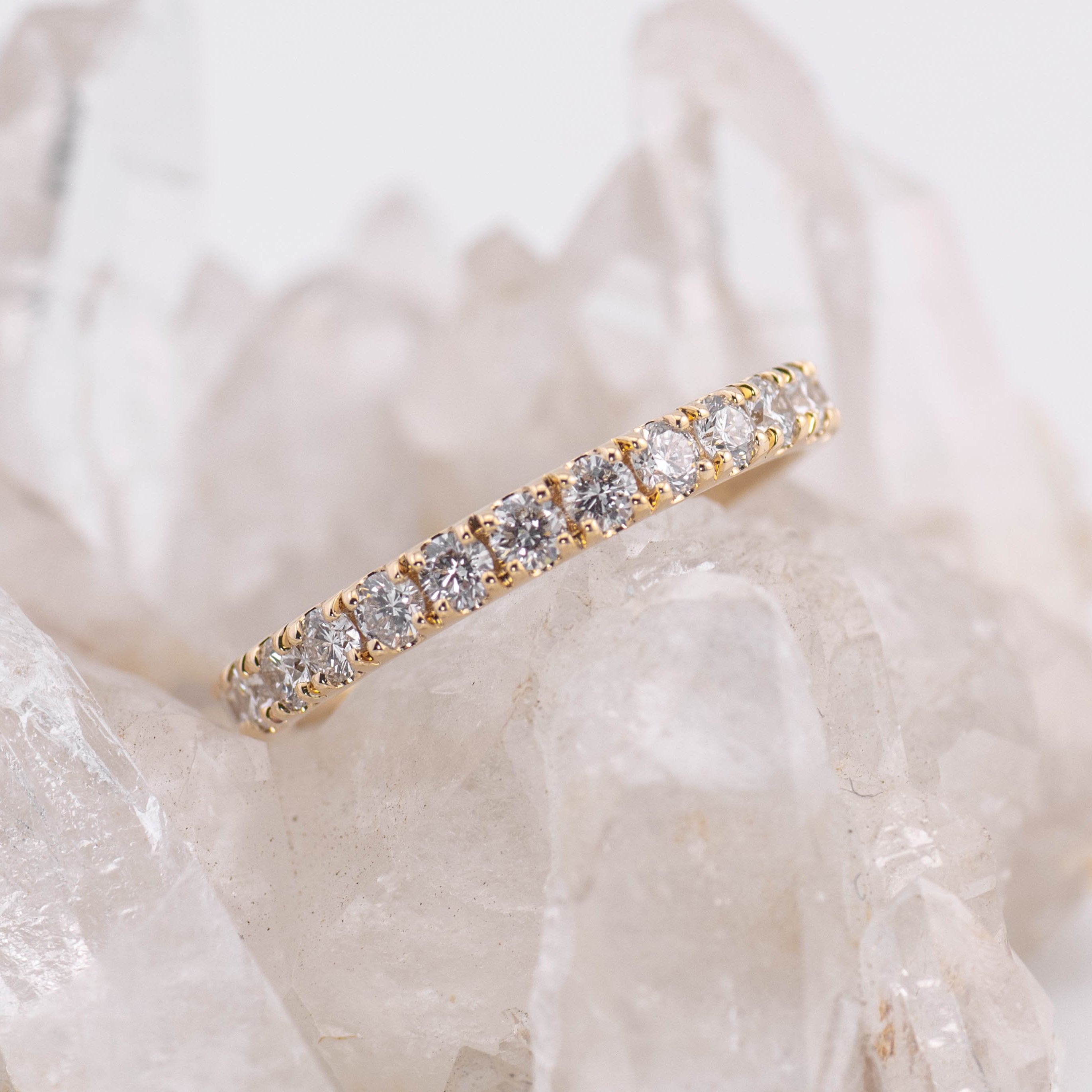 Nora 3/4 Wedding/Eternity Band (Made to Order)