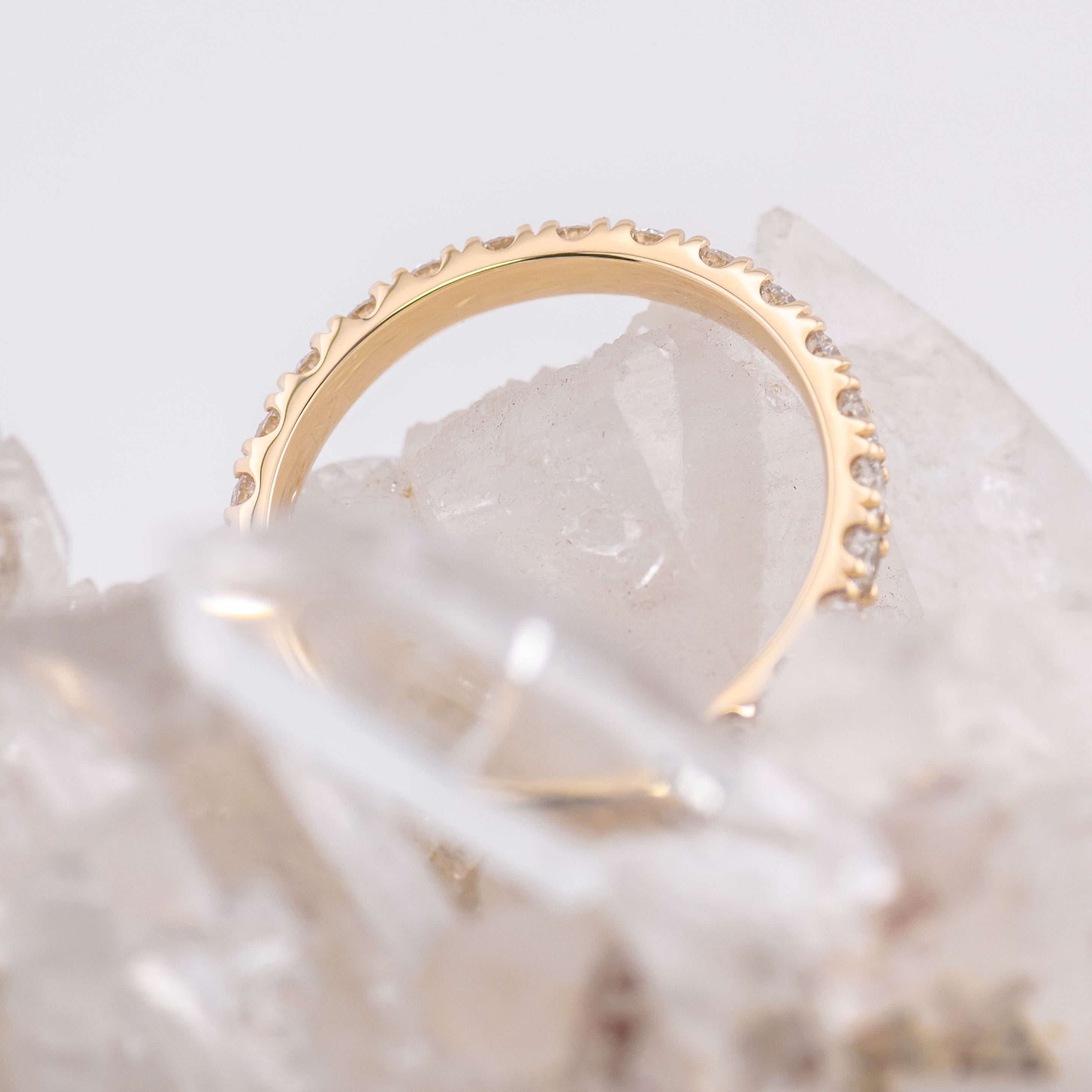 Nora 3/4 Wedding/Eternity Band (Made to Order)