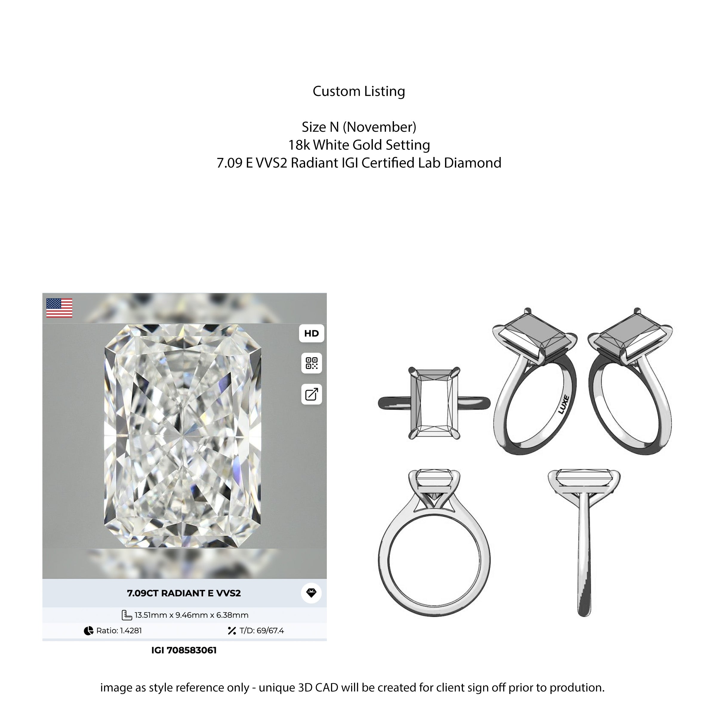 Custom Listing - Joshua A