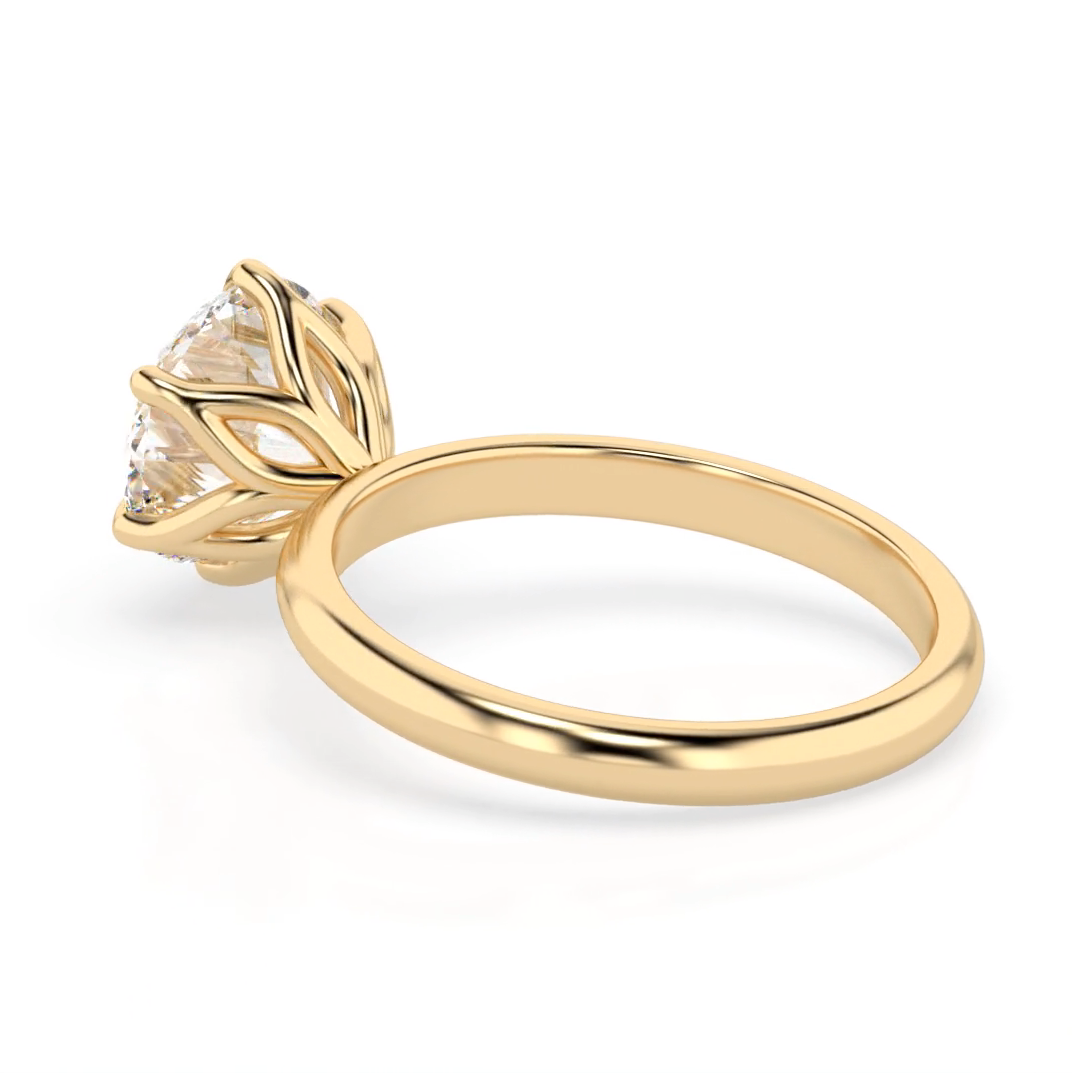 Petal 3.0 – 6 Claw 3ct Round Solitaire (Made to Order)