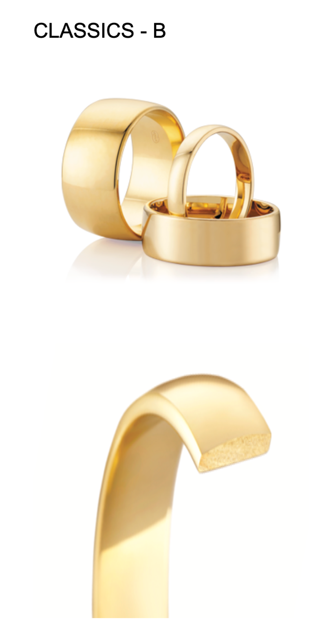 Custom Barrel Wedding Band