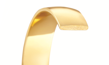 Half Round Gents Wedding Band - David P