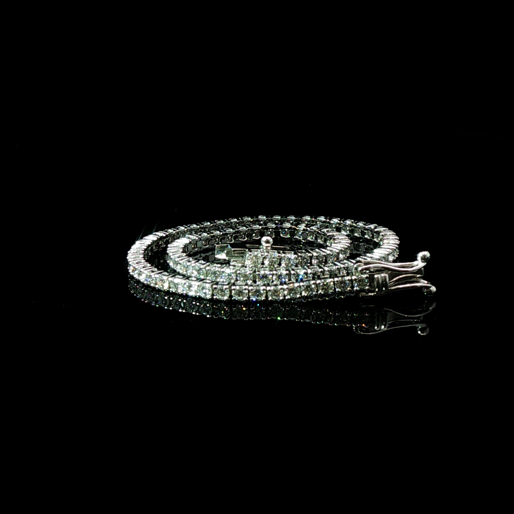 2mm 2.71ct Tennis Bracelet in 10k White Gold