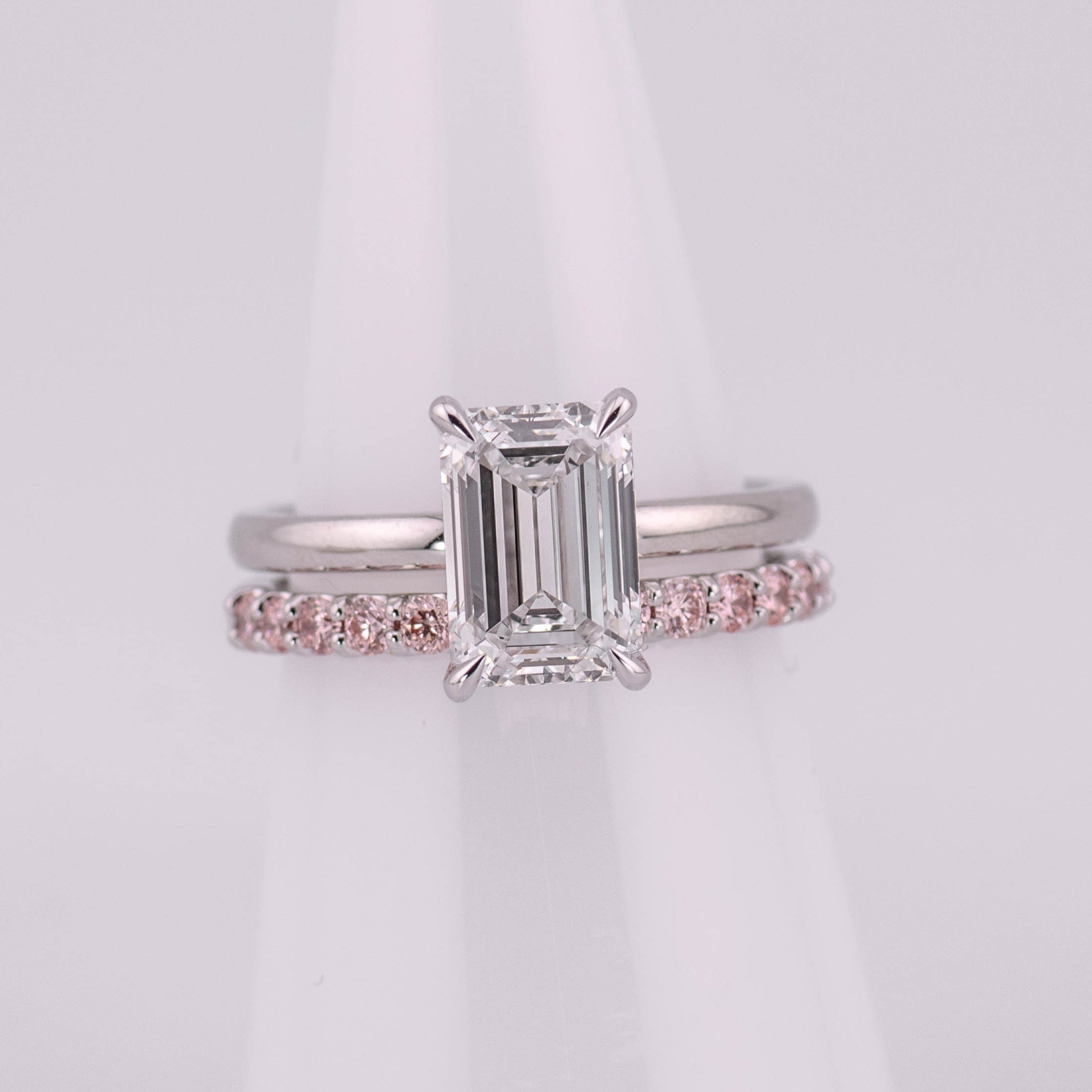 Pink Madison 1/2 2mm Wedding/Eternity Band (Made to Order)