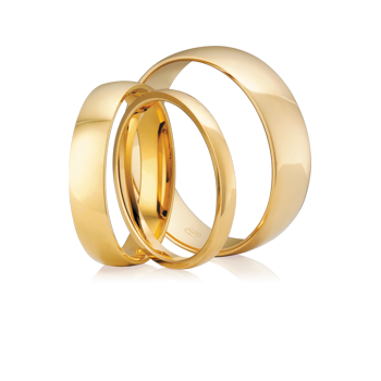 Half Round Gents Wedding Band - David P