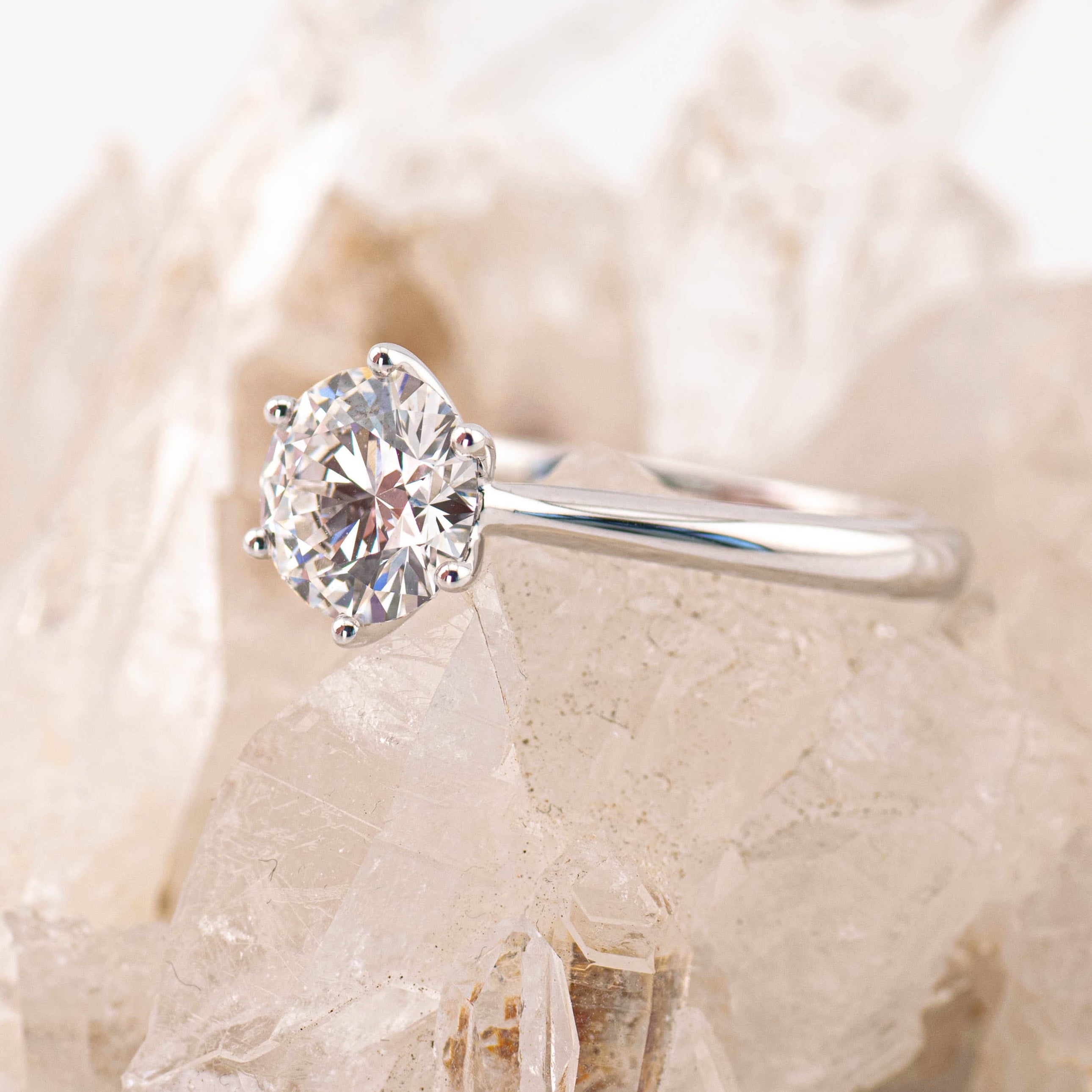 Mabel 2ct Brilliant Round Cut Solitaire - made to order