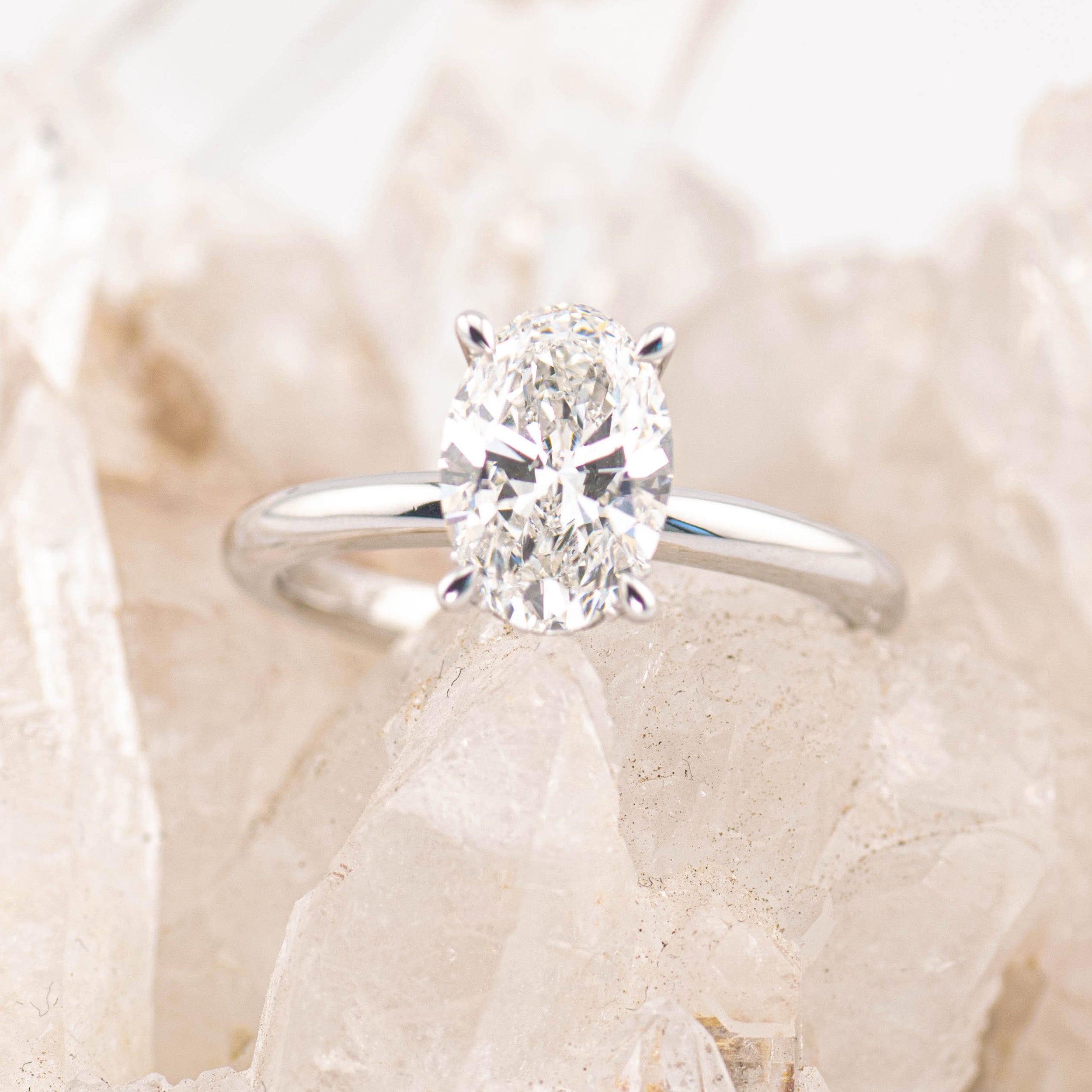 Edith 2ct Oval Solitaire - Made to order