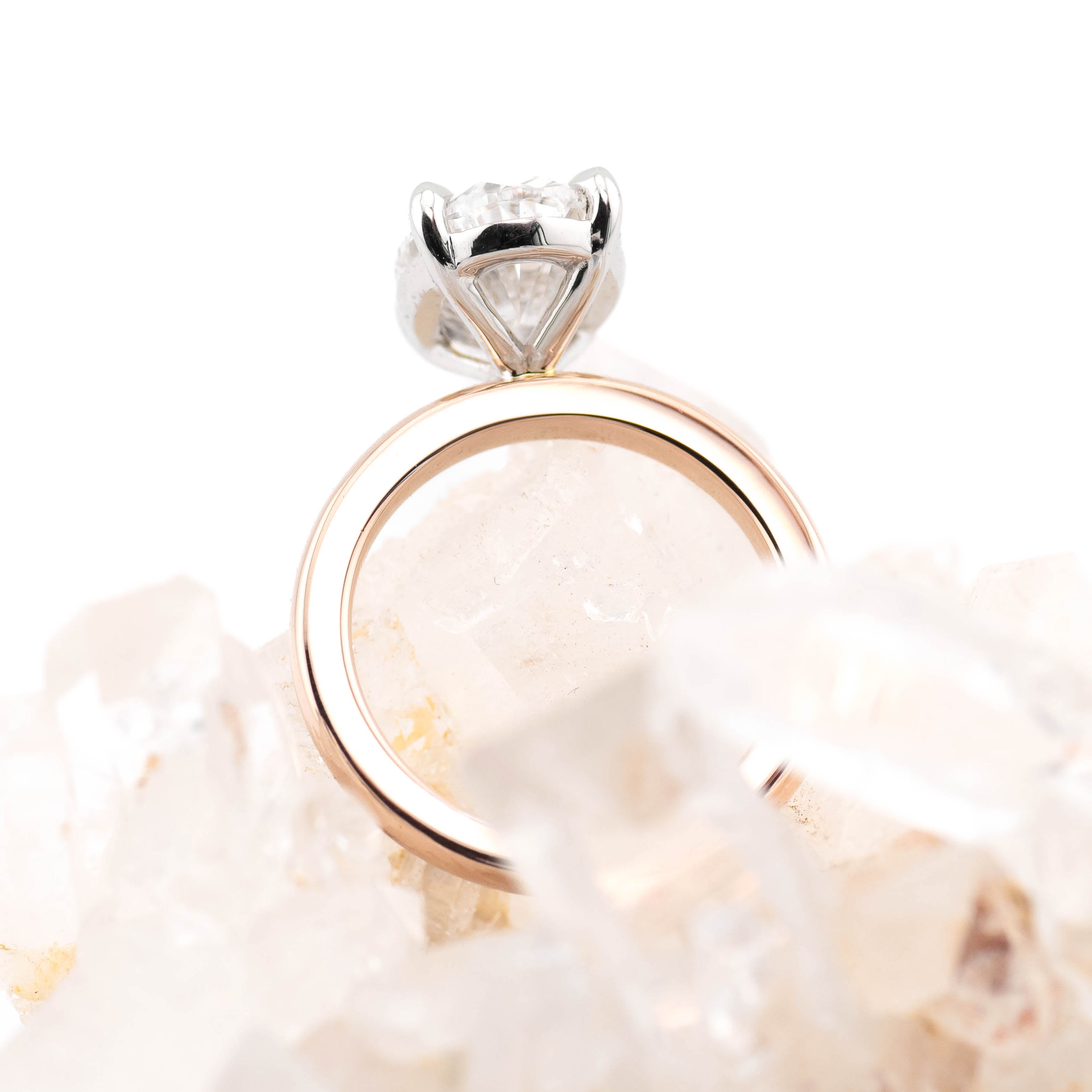 Kate 3.0 – 4 Claw 3ct Oval Solitaire (Made to Order) E Colour VS1