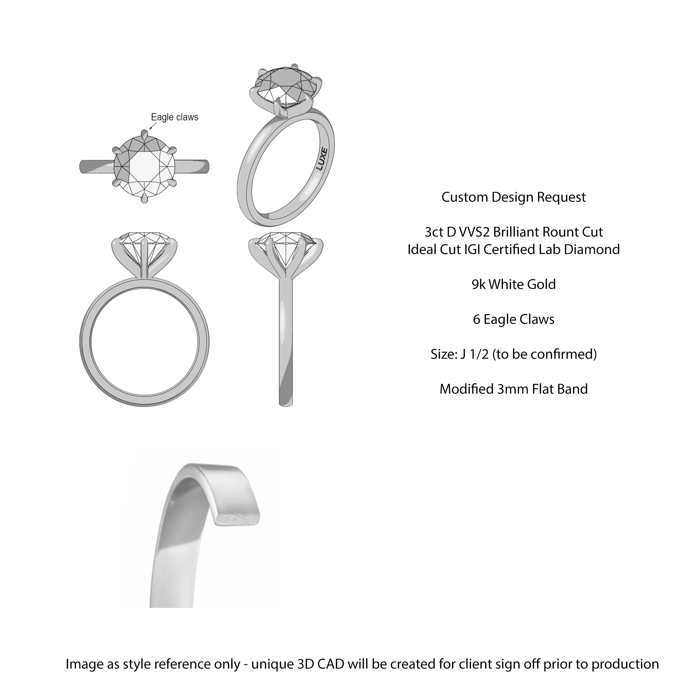 Custom Listing - Mark and Jenna