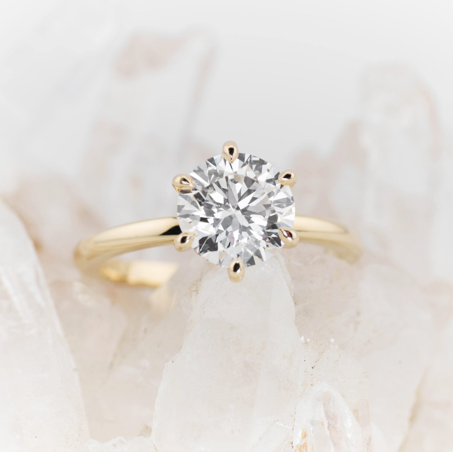 Billie 3.0 – 6 Claw 3ct Round Solitaire (Made to Order) E Colour VVS2