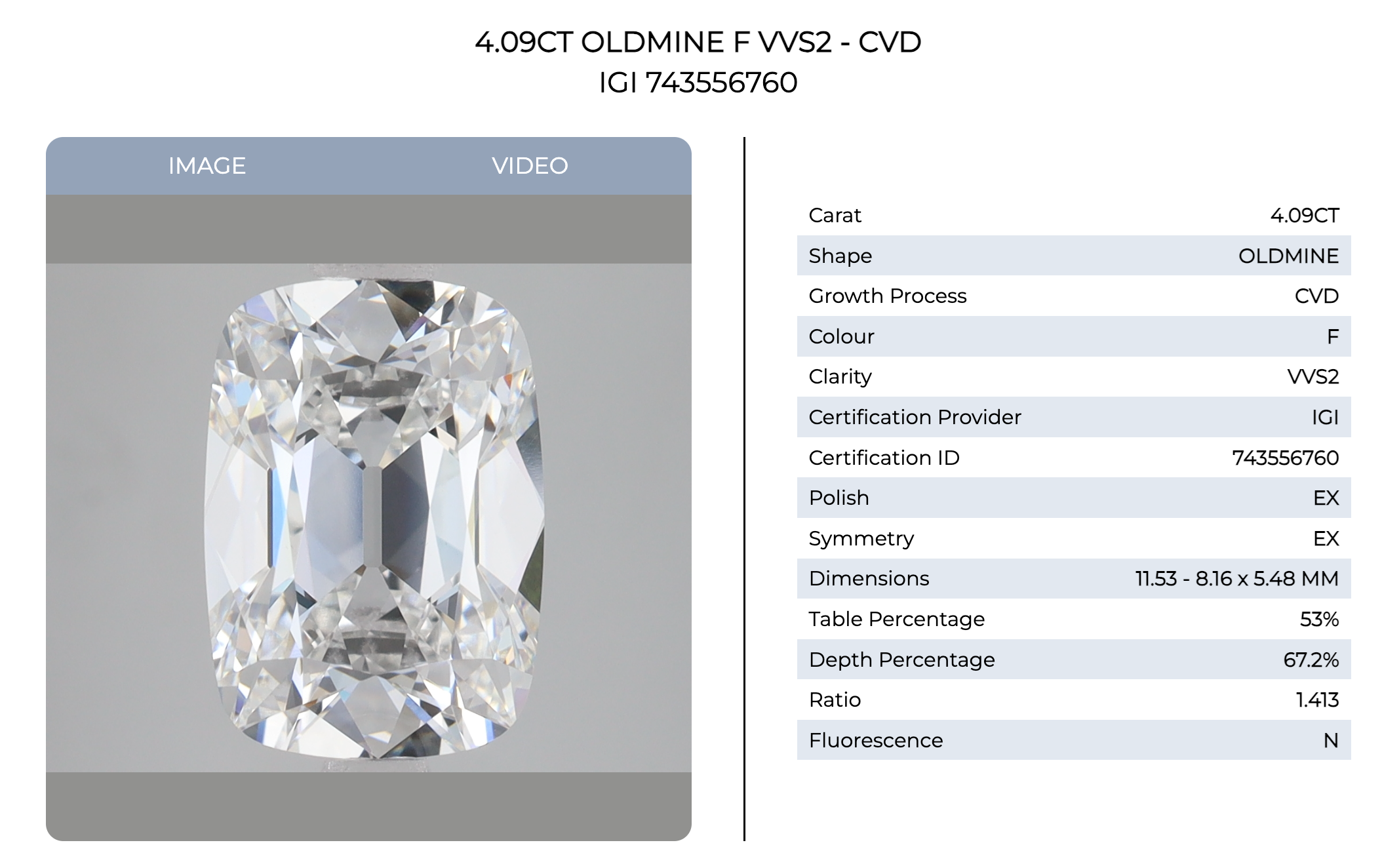 Custom Listing - Old Mine Elongated Cushion Cathedral Setting JK